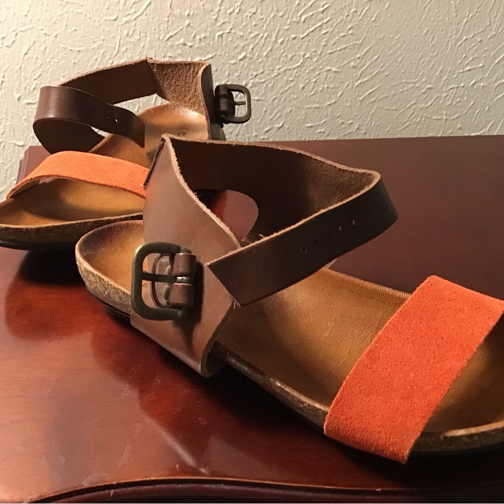 Italian Leather/Suede Sandals